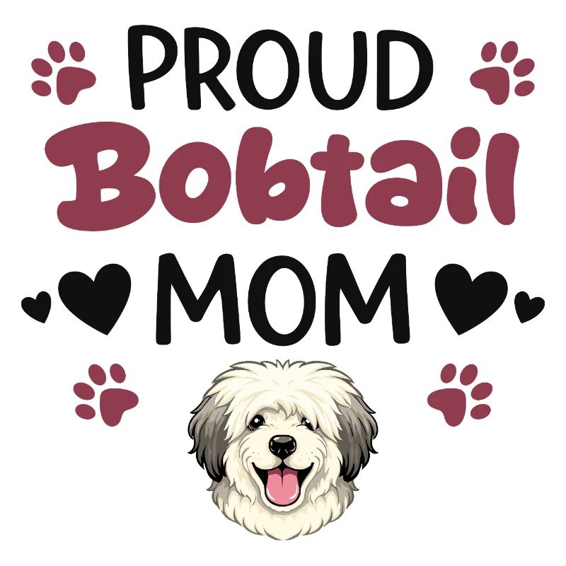  Stolze Bobtail Mutter, Alter Englischer