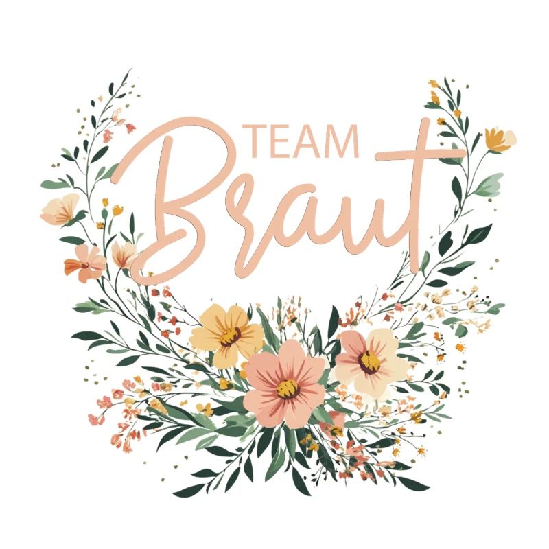 Team Bride! Boho Flower Bouquet, Personalizable