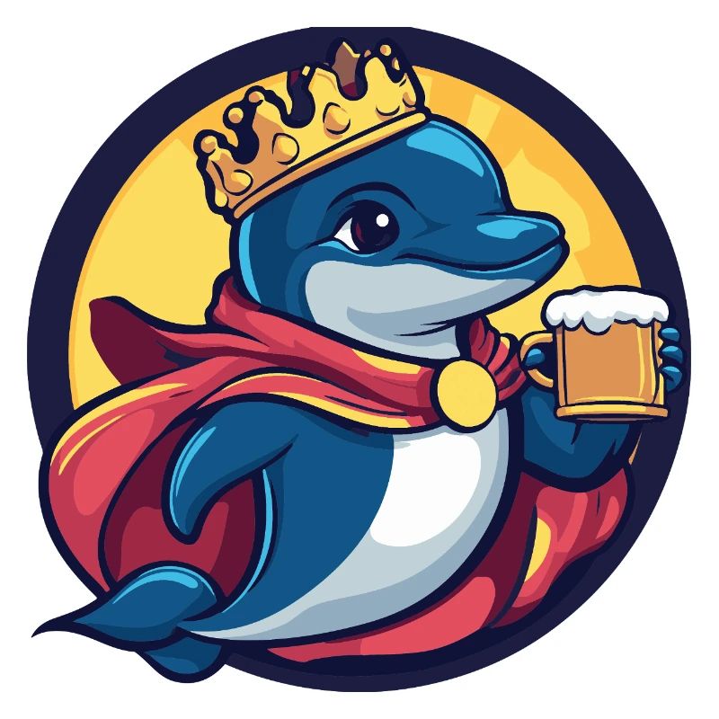 Delfin Bier Lustig