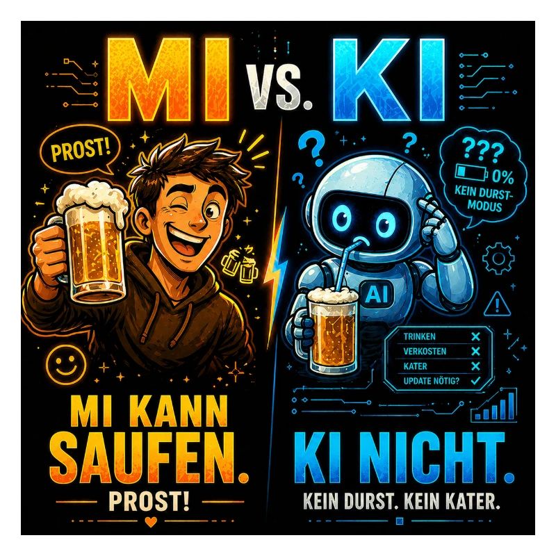 MI vs KI – Prost statt Prompt