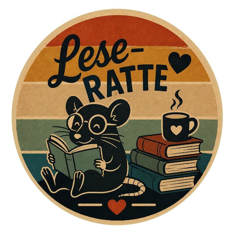 Leseratte Retro