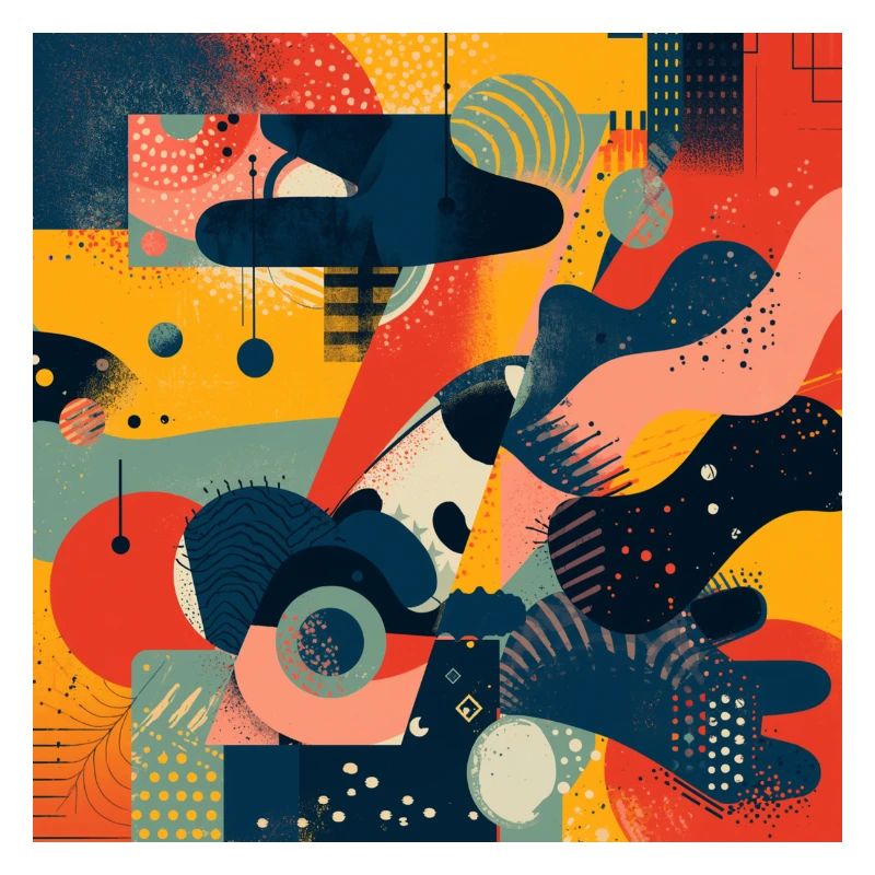 Colorful Abstract Dance