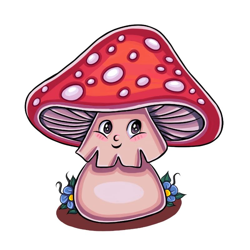 Magic Mushroom Cottagecore (Kawaii Version)