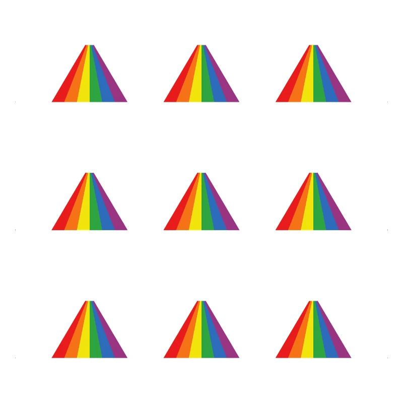Rainbow Pyramid Pattern