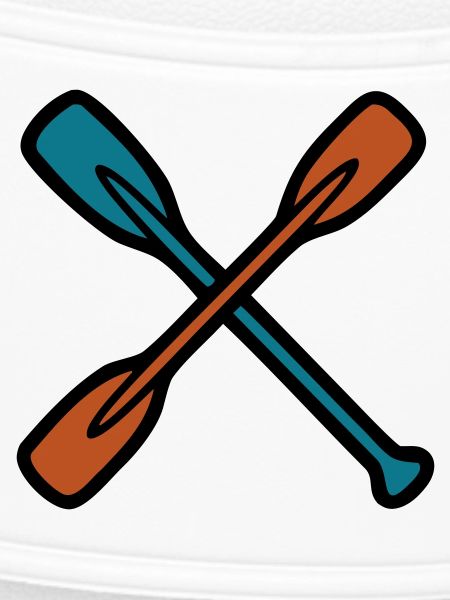 Crossed paddle graphic