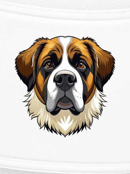 Bernhardiner Hundekopf