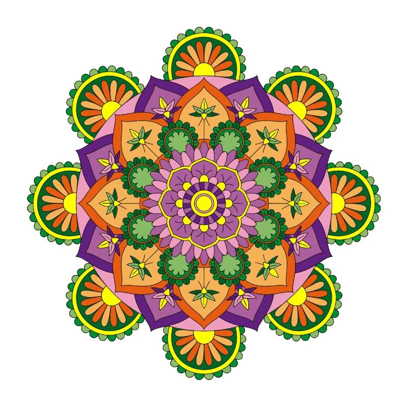 Blumen Mandala