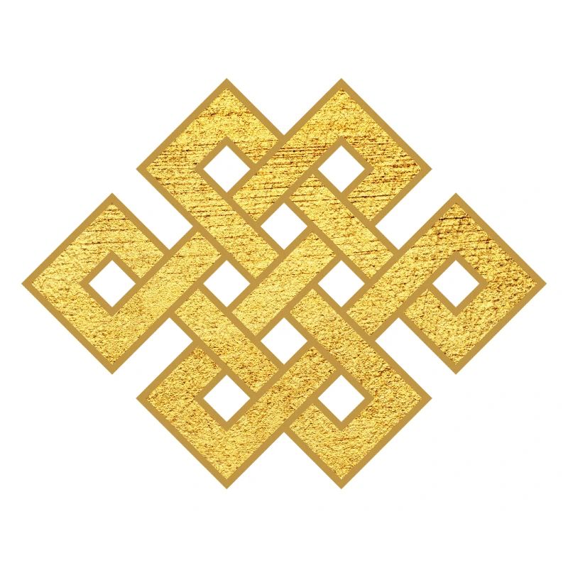 Endless Knot Symbol Connection Buddhist Protection