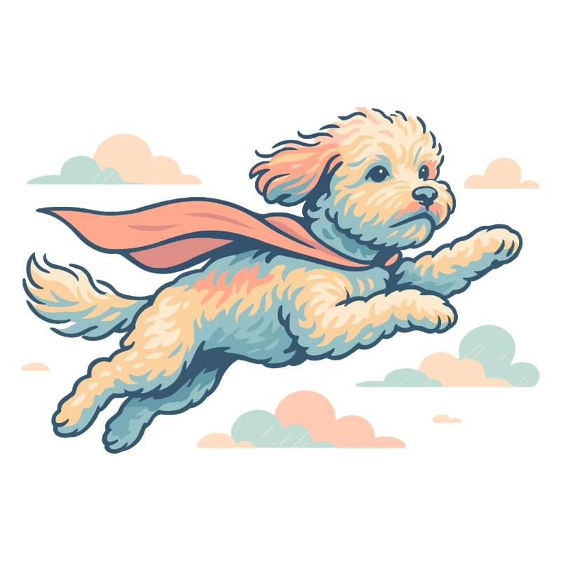 Super Hund Havapoo Cape Umhang Geschenk