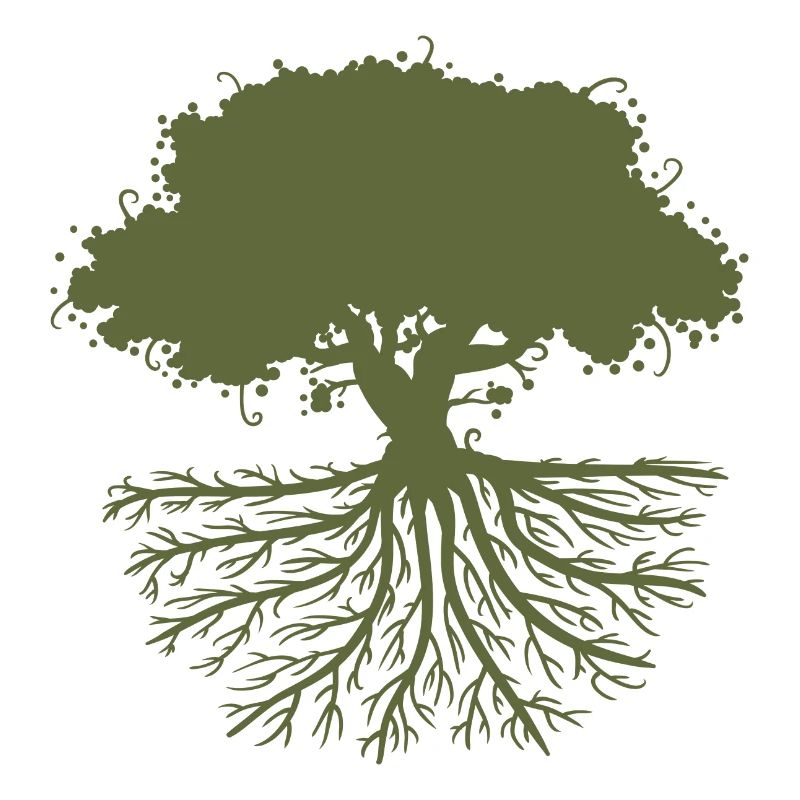 tree roots green
