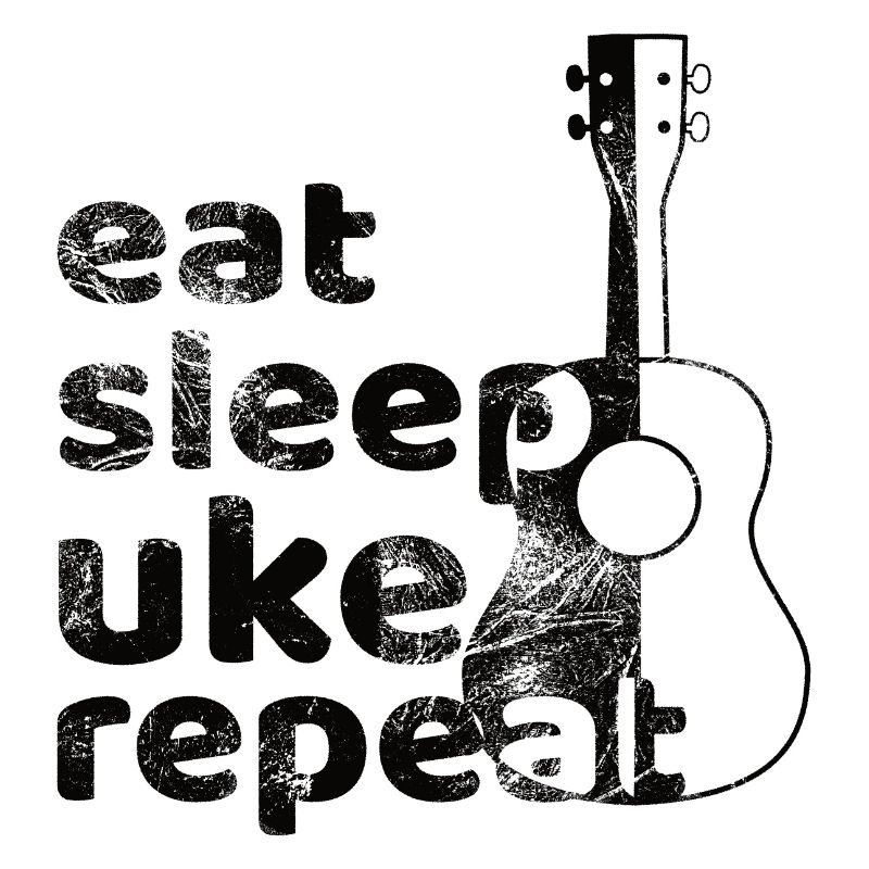 Mangez dormir UKE répéter! noir