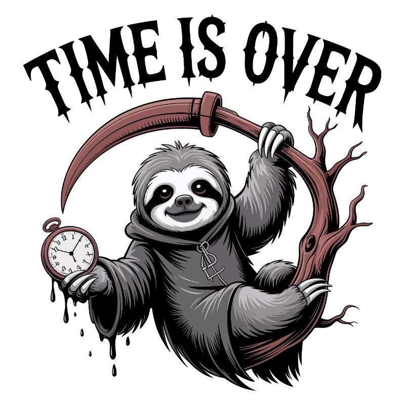 Sloth Grim Reaper Time