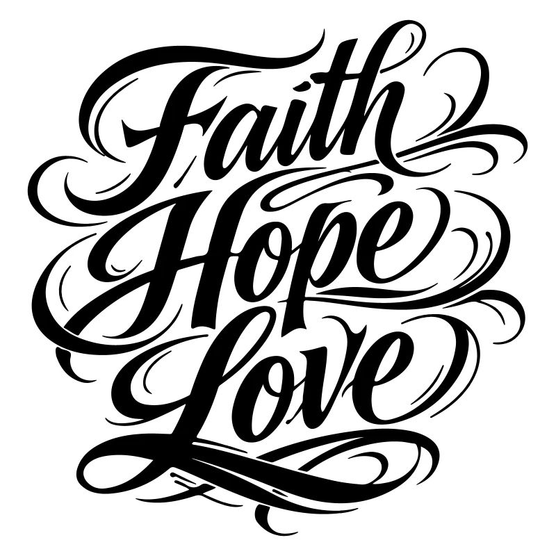 Glaube Hoffnung Liebe Christlich