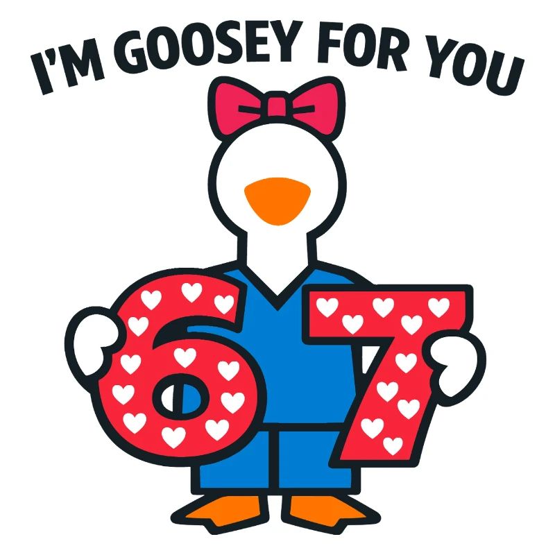 Goose Crazy 67 Mème de la Saint-Valentin Amour