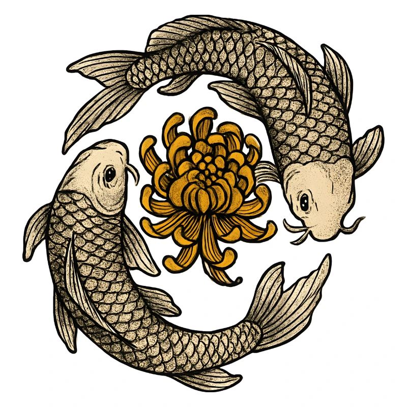 Koi Circuit Chrysanthemums