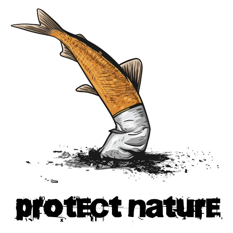 Naturschutz Gewässerschutz Zigarette