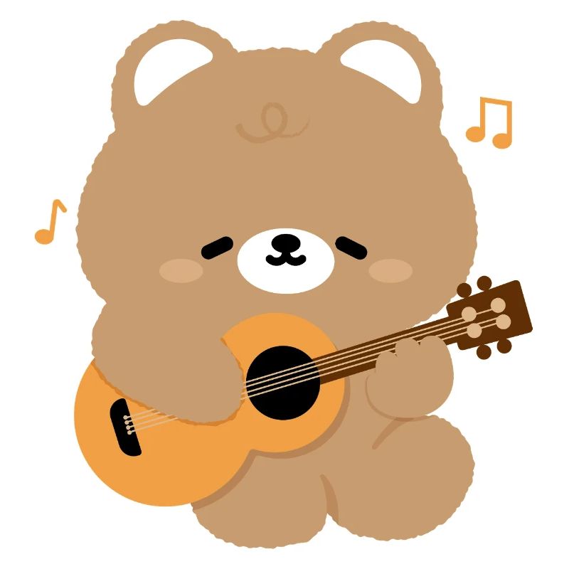 Bear Guitar Serenade