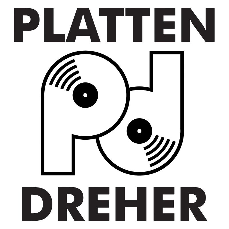 Logo tourneur de plaques avec lettres
