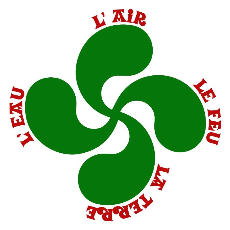 Lauburu verte - croix basque et signification