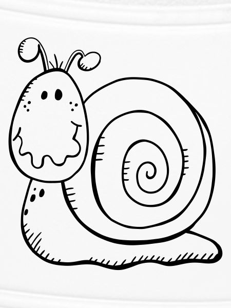 Escargot drôle