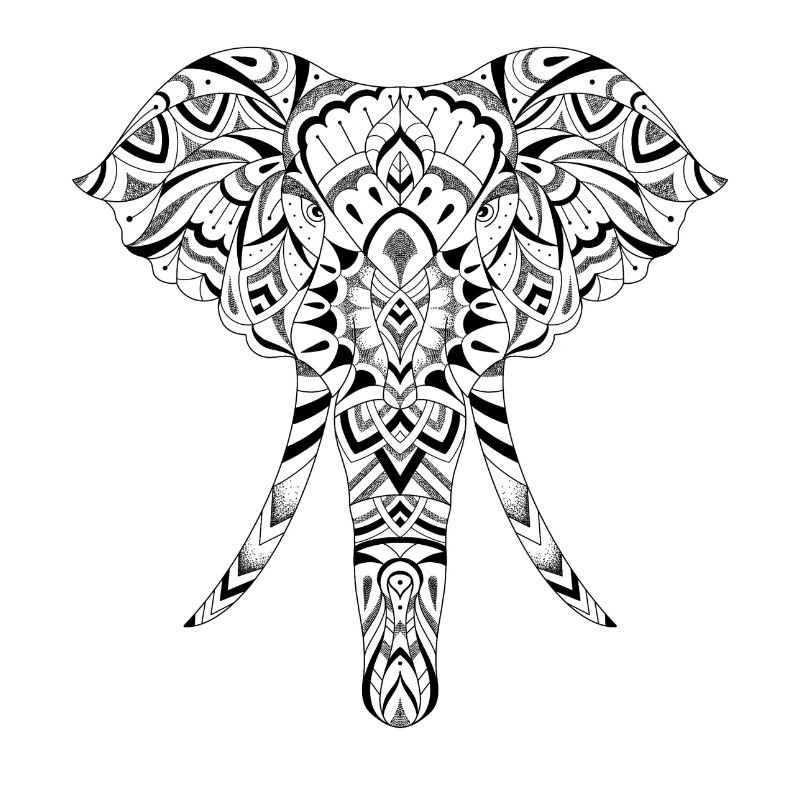 Éléphant graphique