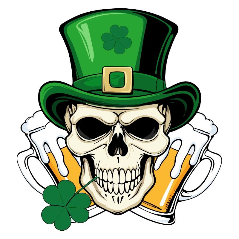 skull san patrick day