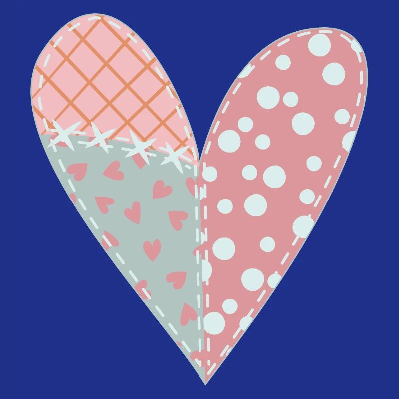 Patchwork Herz Nr. 6