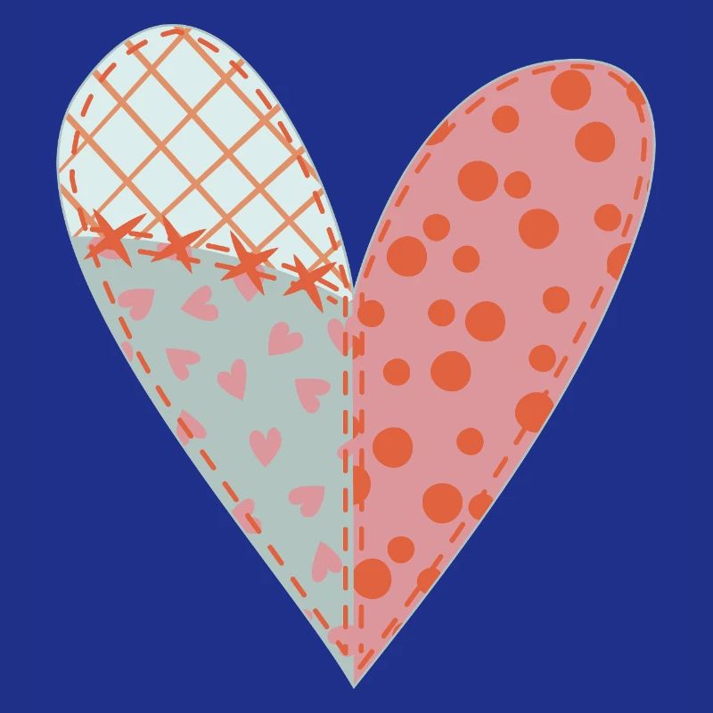 Patchwork Herz Nr. 11