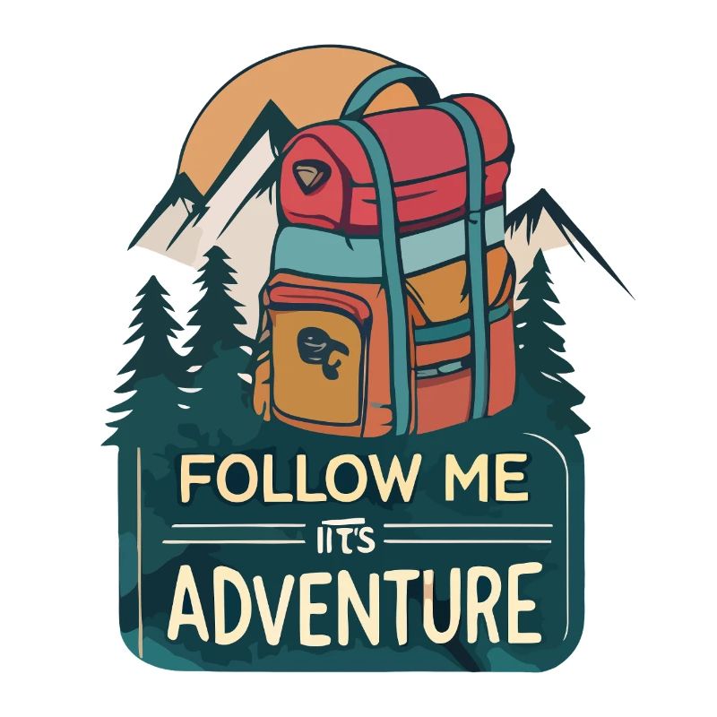 Aventure Backpack Montagnes Foret