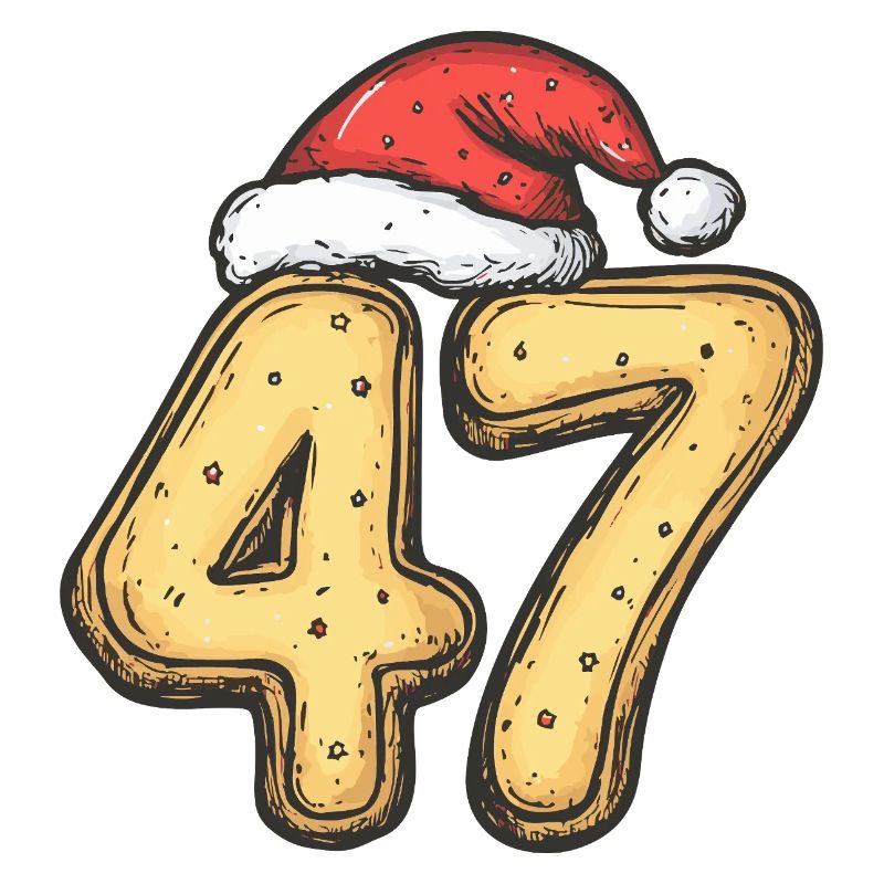 47 chiffres Cookie Noël