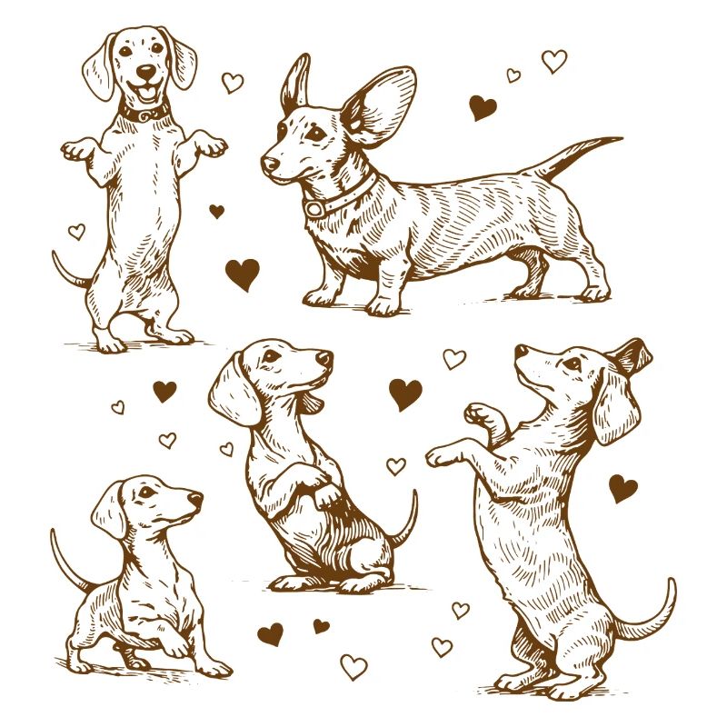 Teckel Teckel Chiens Teckels Teckel Chien teckel Teckel