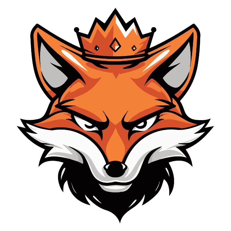 Fuchs Kopf Krone