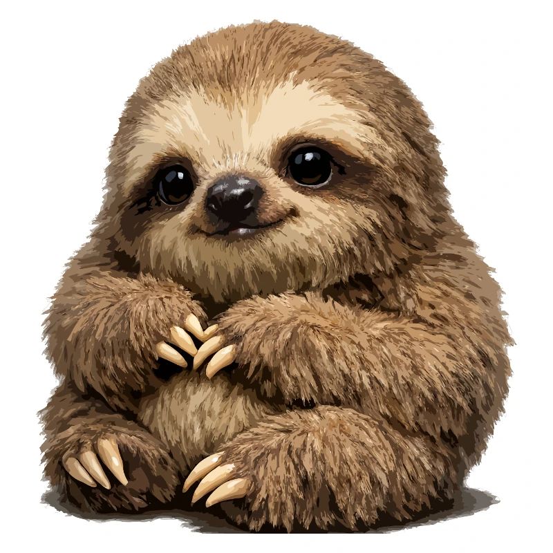 Soft Sloth Stuffed Animal