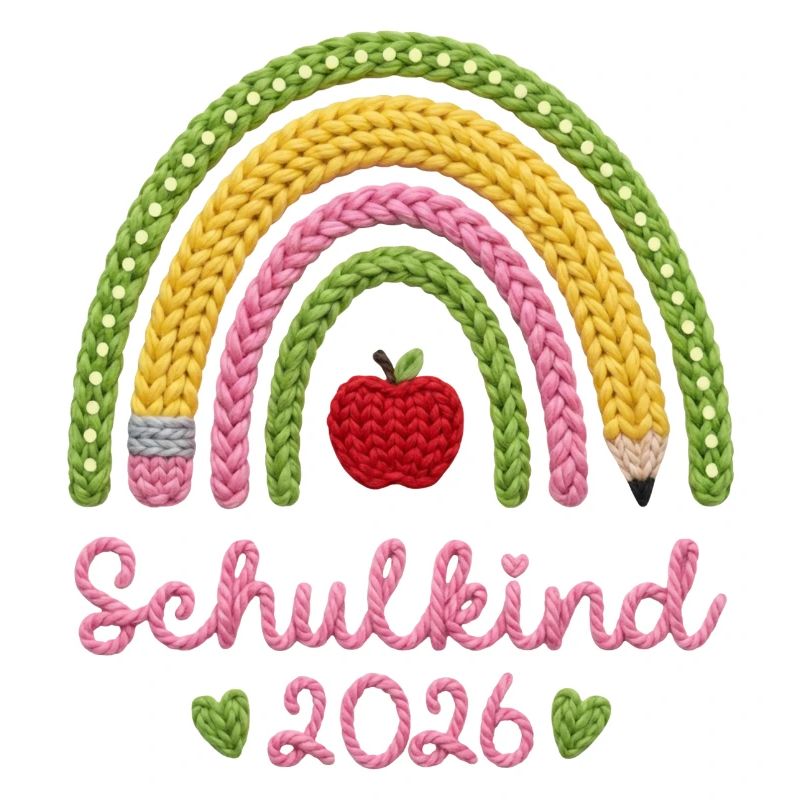 Schulkind 2026 Regenbogen