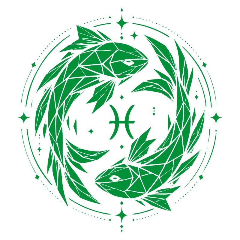 Pisces Symbol – Gentle & Modern