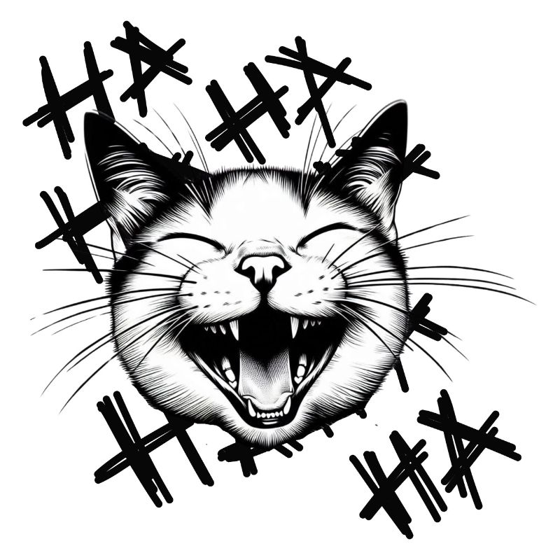 Laughing 🐈😂 cat