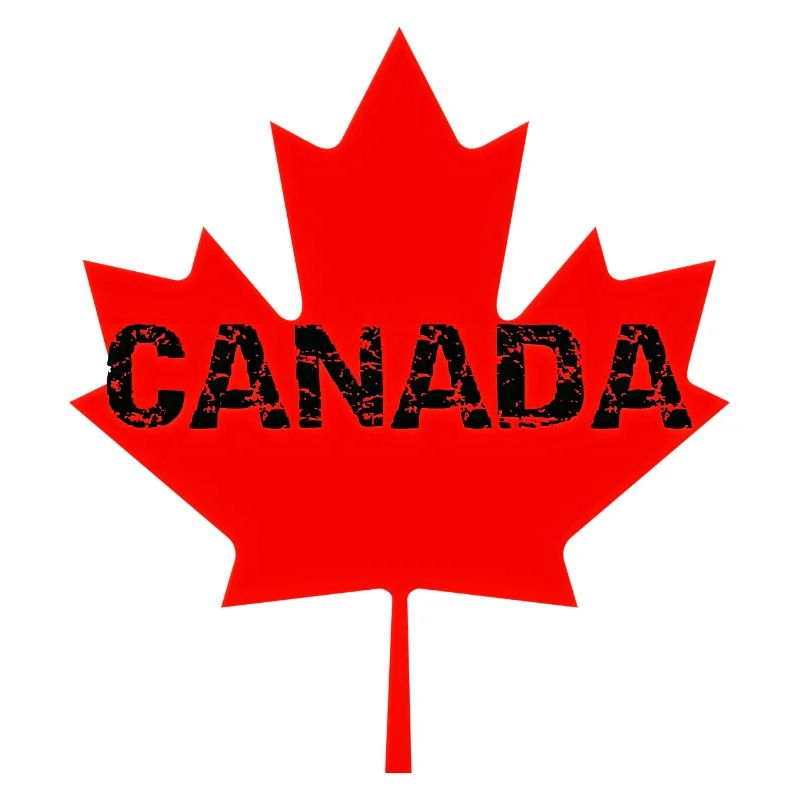 Érable Canada Stamp Délavé