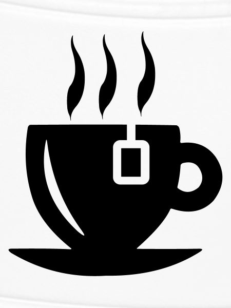Teetasse mit Teebeutel