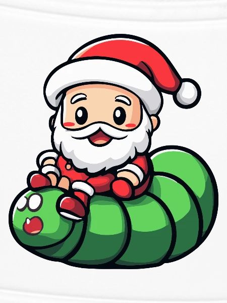 Wurm Weihnachtsmann