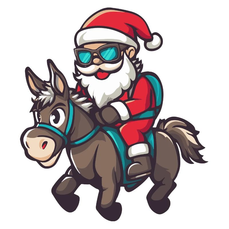 Âne Père Noël