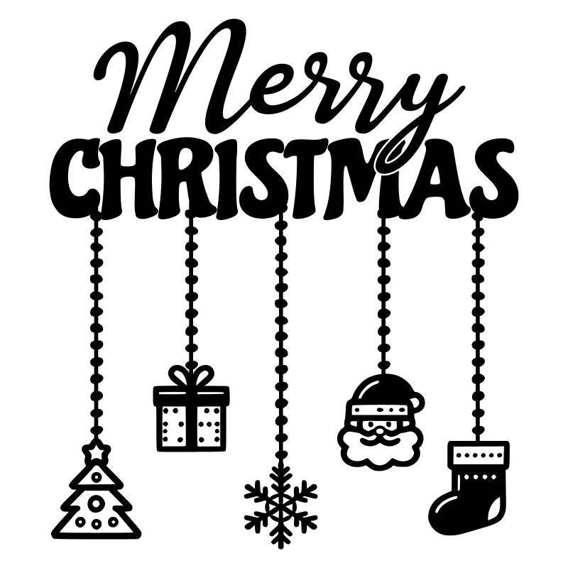 Décor suspendu de Noël