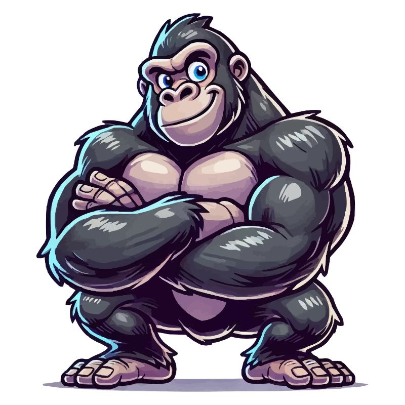 Gorilla Funny Comic