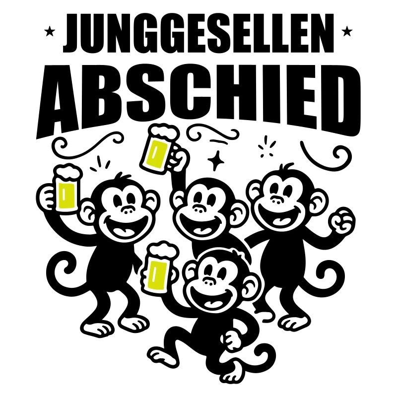 Junggesellenabschied Jga Affen Bier