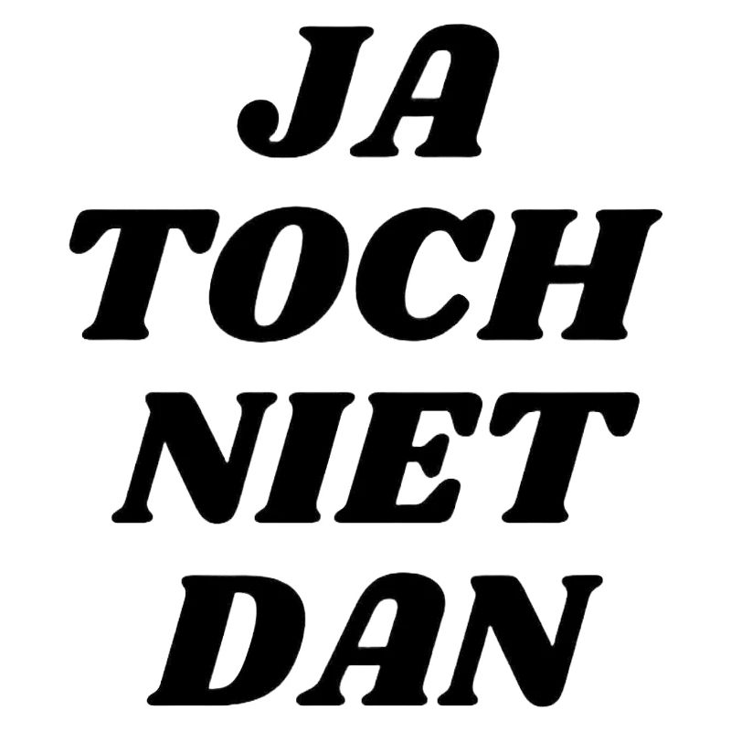 Ja, dann nicht!