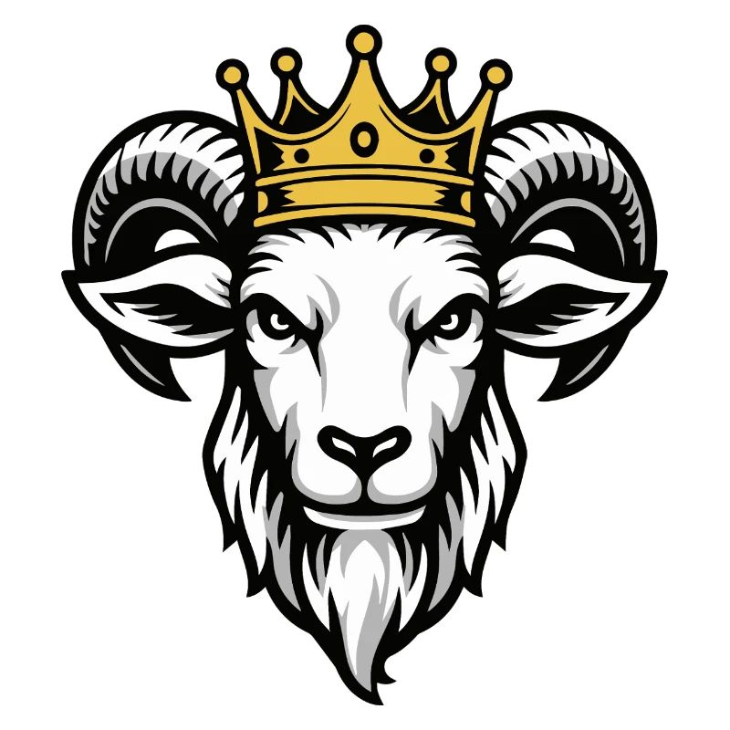 Graphique de couronne royale de chèvre