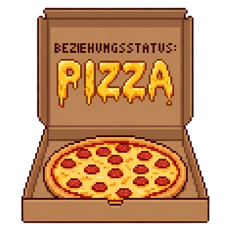 Relationship Status Pizza Single Valentine's Day
