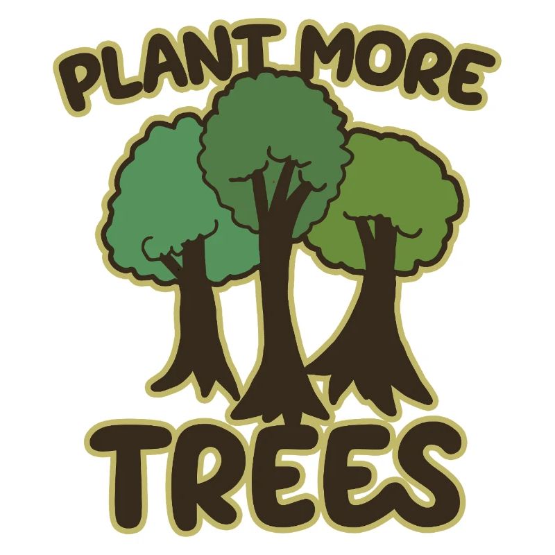 Plant More Trees Eco Graphic Tee