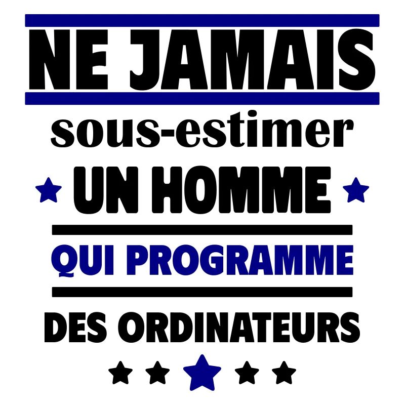 Unterschätzen Sie niemals einen Mann, der programmiert