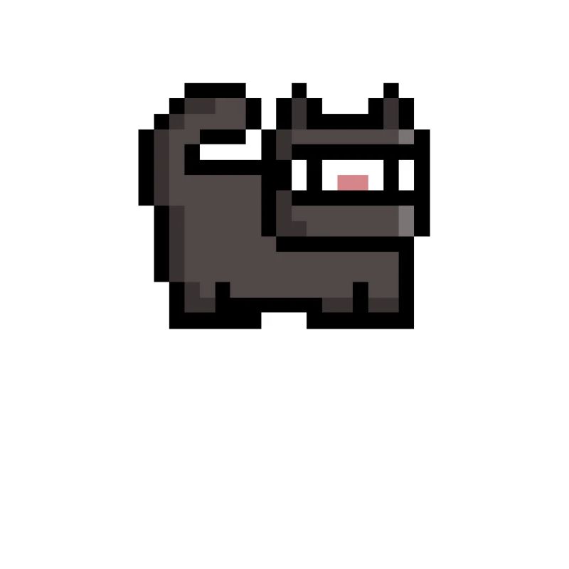 Retro Ninja Katze
