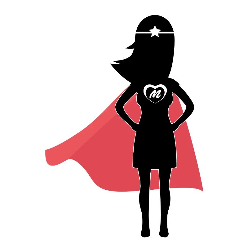 Super Mom Muttertag Mutter Mama Oma Mami Geschenk